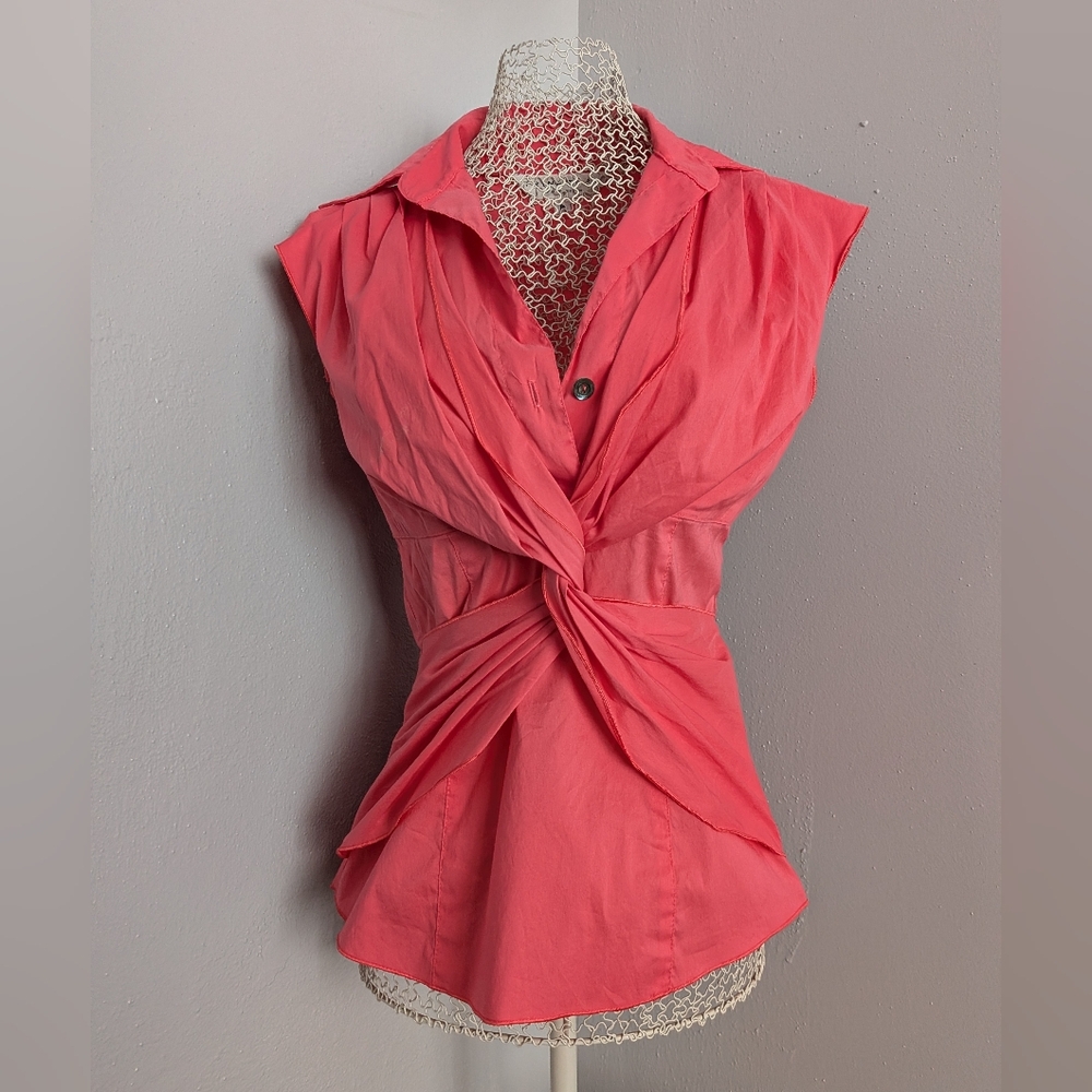 Trina Turk Coral Blouse
